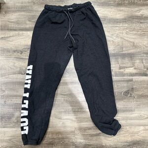 PINK Victoria's Secret Charcoal Lounge Pants
